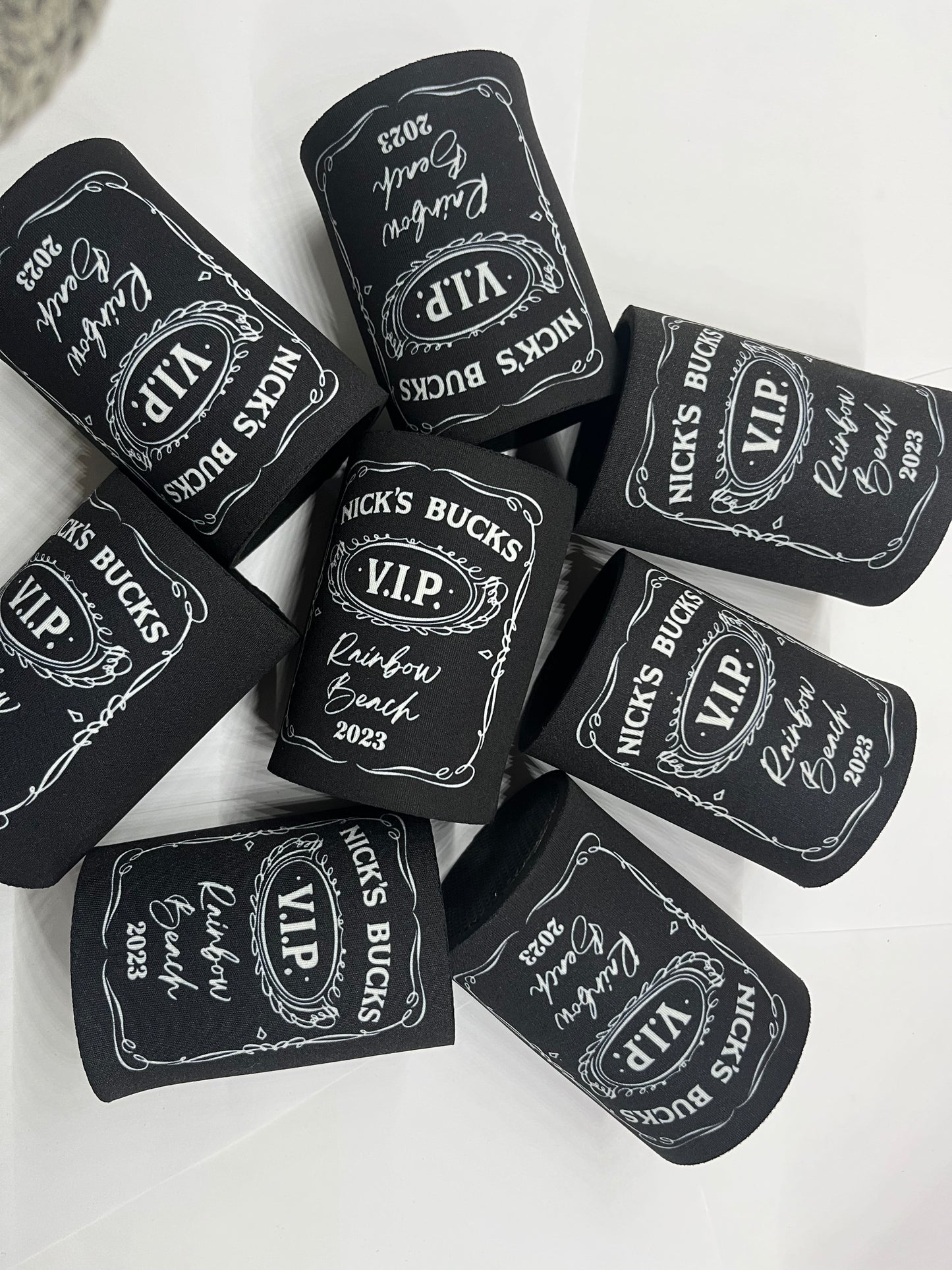 Bridal Party Stubby Holder Style 17 Whiskey