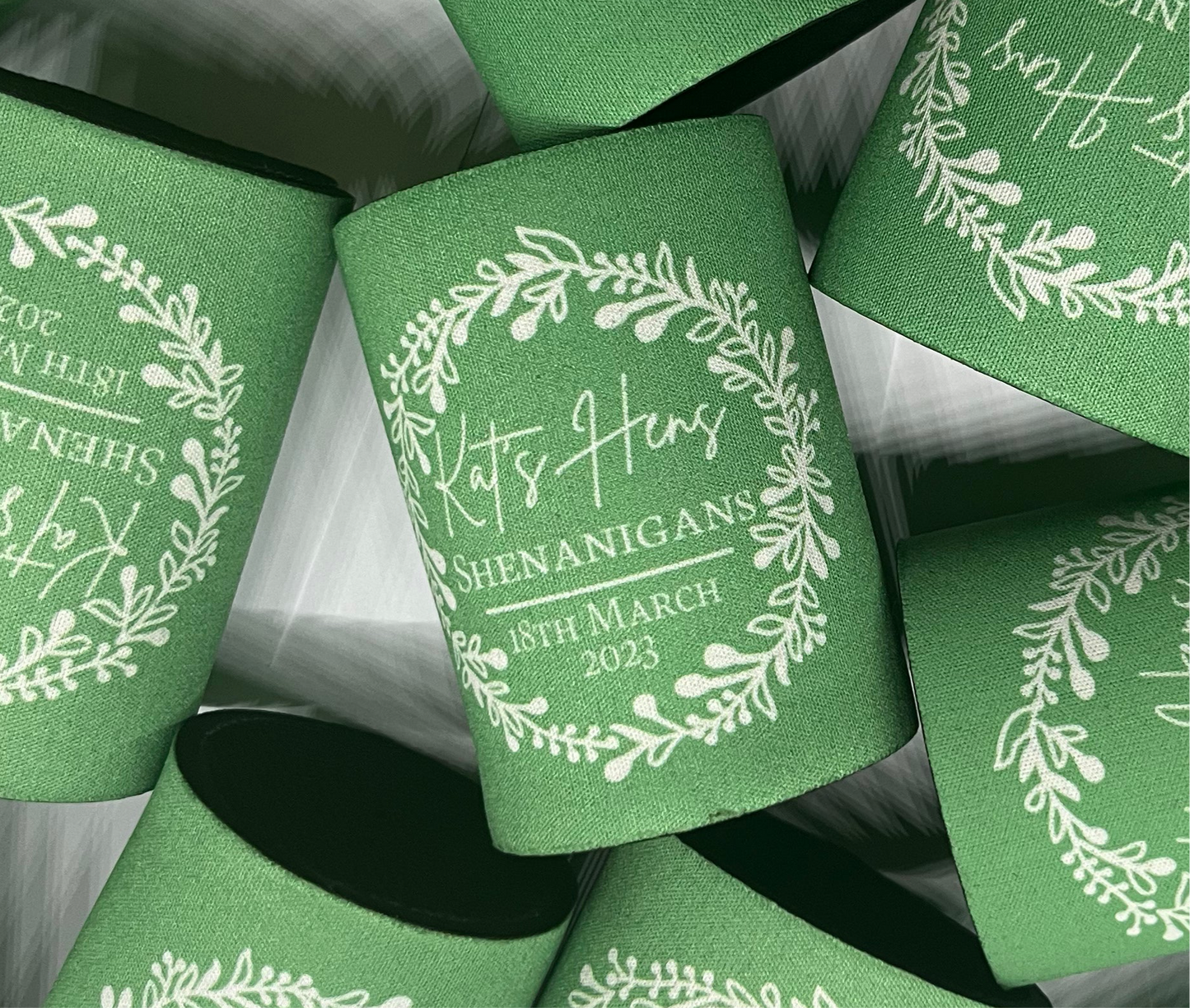 Custom Hens Wedding Stubby Holder - Hen's Shenanigans - Hen's Night - Bacholorette