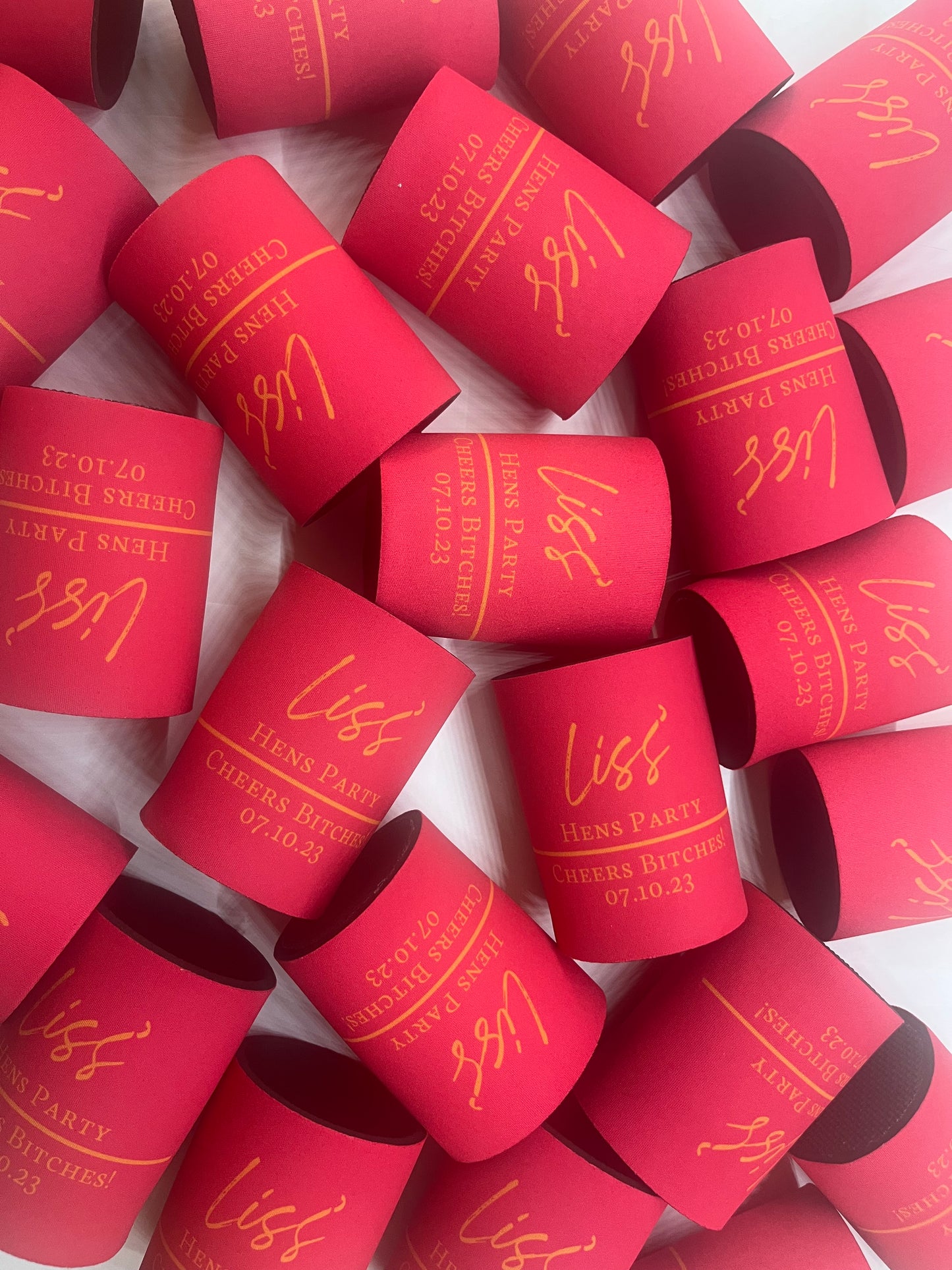 Hens Party Stubby Holder - Bucks - Cheers Bitches