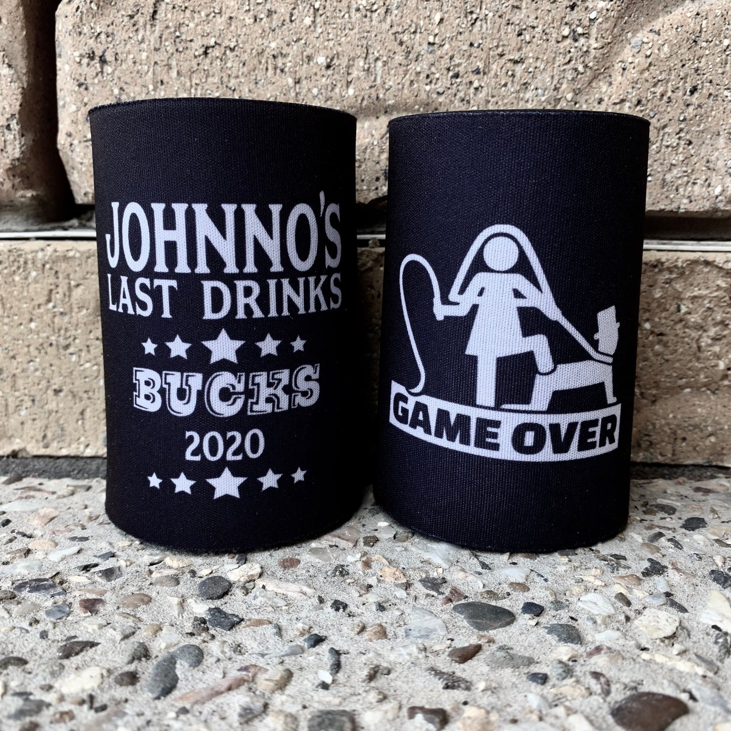 Last Drinks Stubby Holder - Bucks - Game over