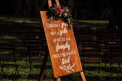 Choose a seat, not a side Sign - DECAL ONLY or COMPLETE SIGN