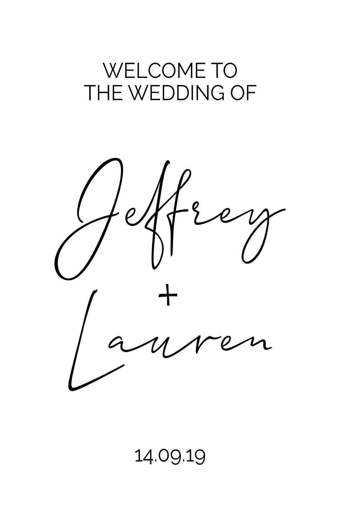 Welcome Sign Classic - DECAL ONLY or COMPLETE SIGN