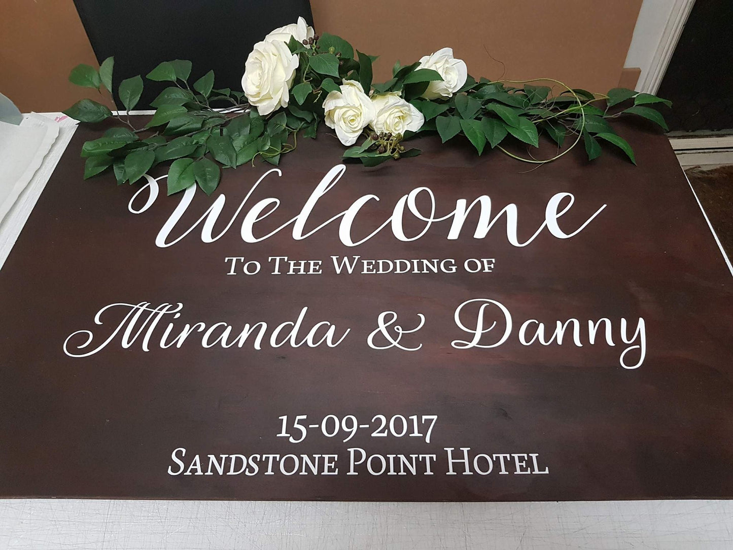Welcome Sign Style One - DECAL ONLY or COMPLETE SIGN