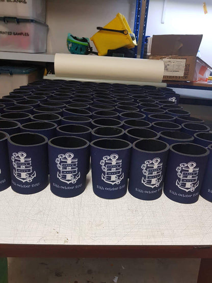 WS027 | Wedding Stubby Holders- Anchor - Sea Maritime Boat Theme