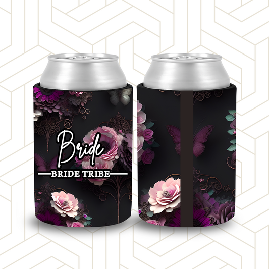 BR013 | Personalised Bridal Party Stubby Holders – Custom Gifts for Bridesmaids Bride Tribe