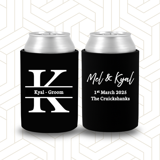 BR023 | Personalised Bridal Party Stubby Holders | "I'll Drink to That"Custom Gifts for Best Man, Groomsman, Groom