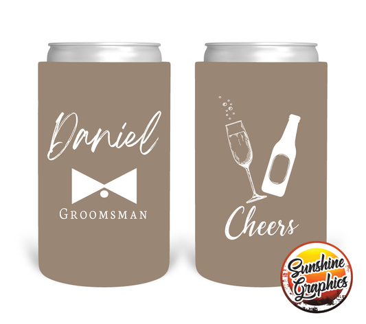 Bridal Party Stubby Holder Style 11