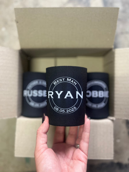 Bridal Party Stubby Holder Style 10