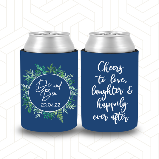 WS030 | Wedding Stubby Holders - Booze, Food & Good Dance Moves