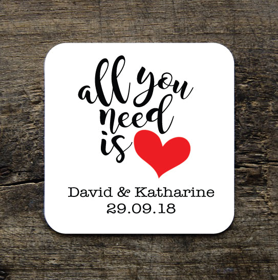 Coasters (Wedding Favours)