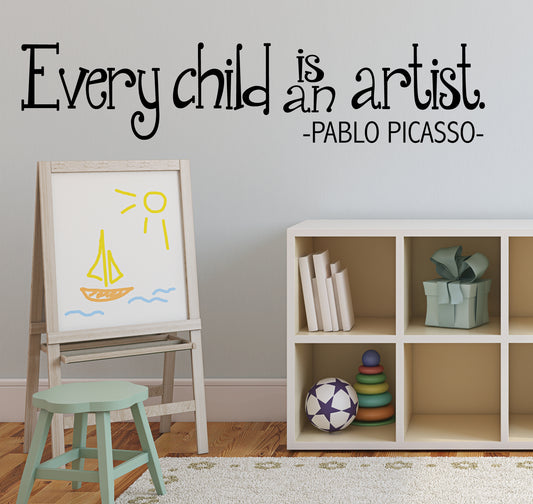 Every Child is an Artist Wall Decal